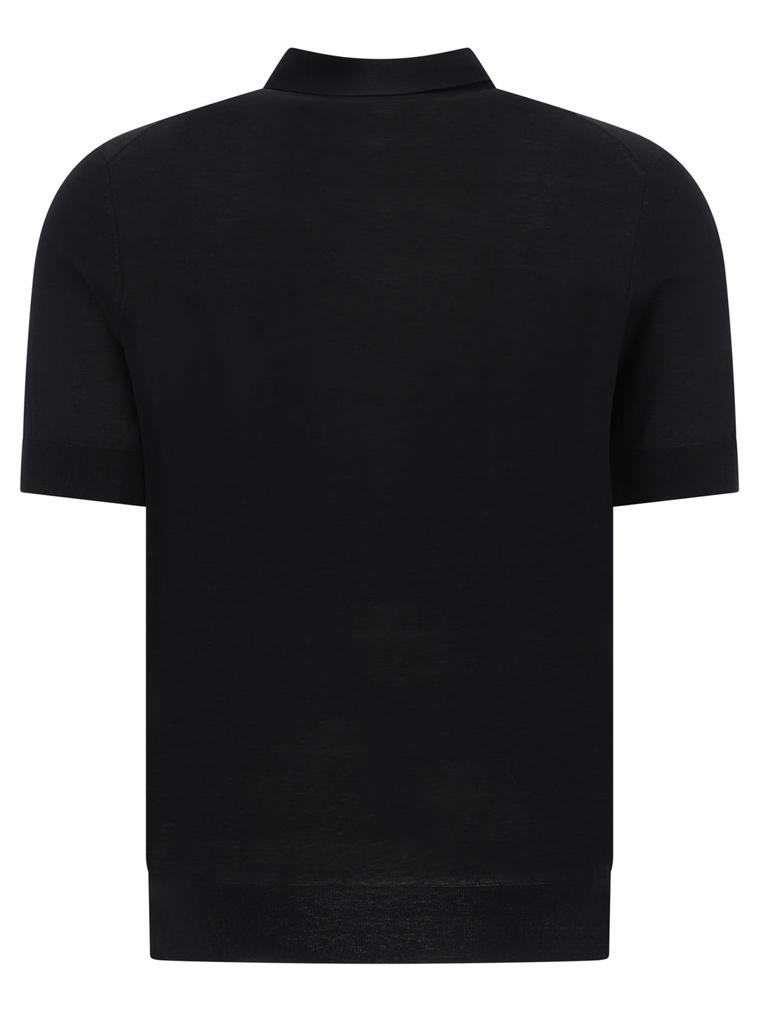Brunello Cucinelli Cotton And Silk Polo Shirt Polo shirts - Nero | 233761ebcce0df8636cae15821e44c6287976791