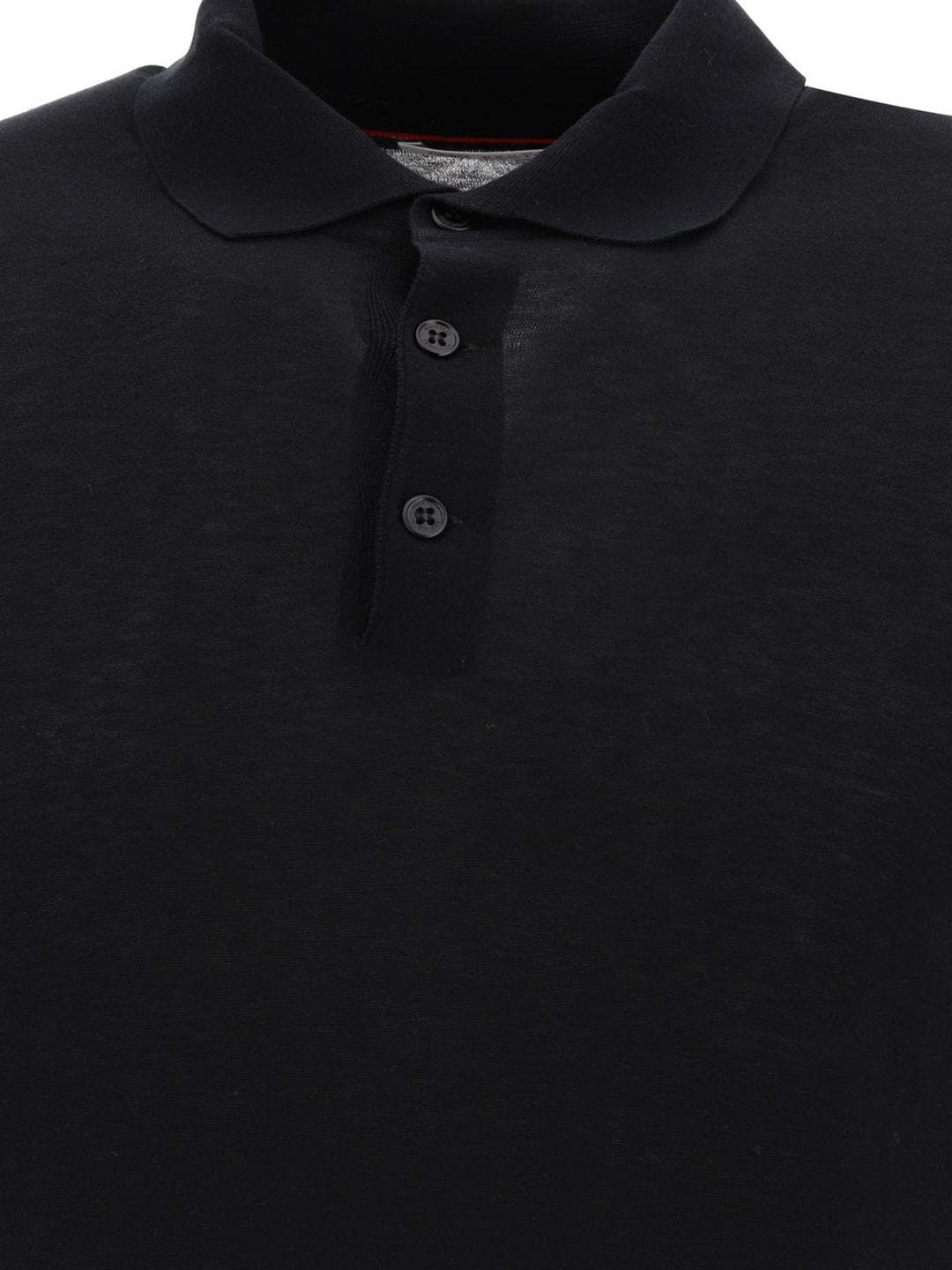 Brunello Cucinelli Cotton And Silk Polo Shirt Polo shirts - Nero | 5795585115aaca58b44c872cbfbeabb9feaf5176