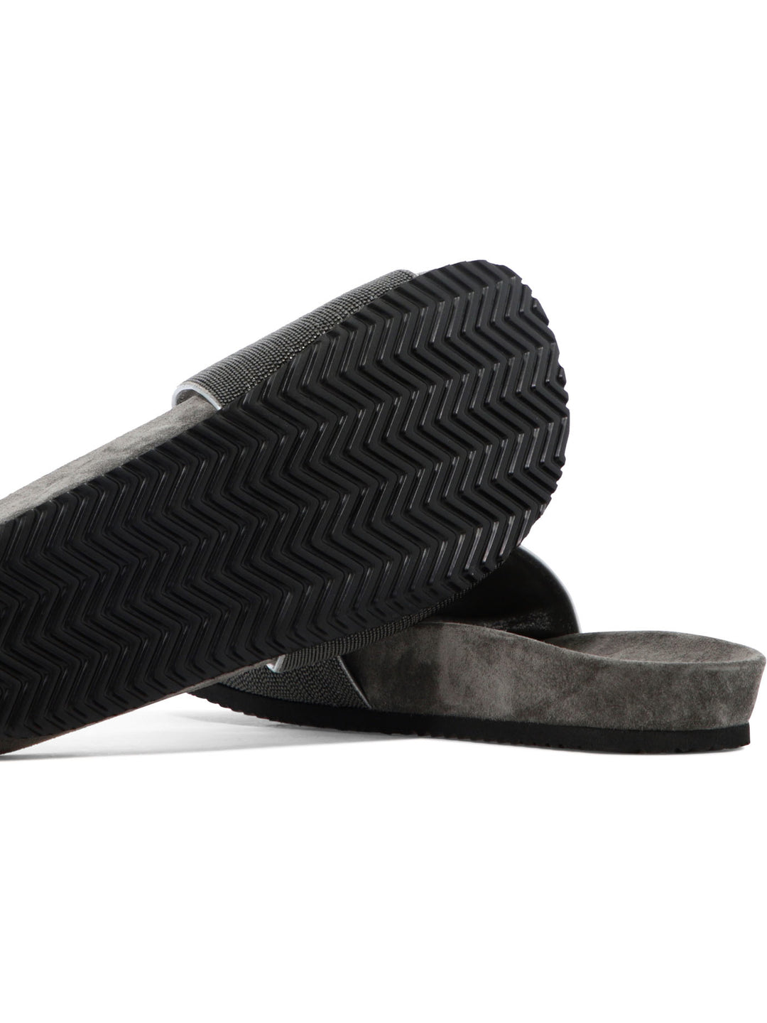 Brunello Cucinelli Precious Sandali - Grey | 88b0ae9fd9146aab8764814474d01d4a440e69ce