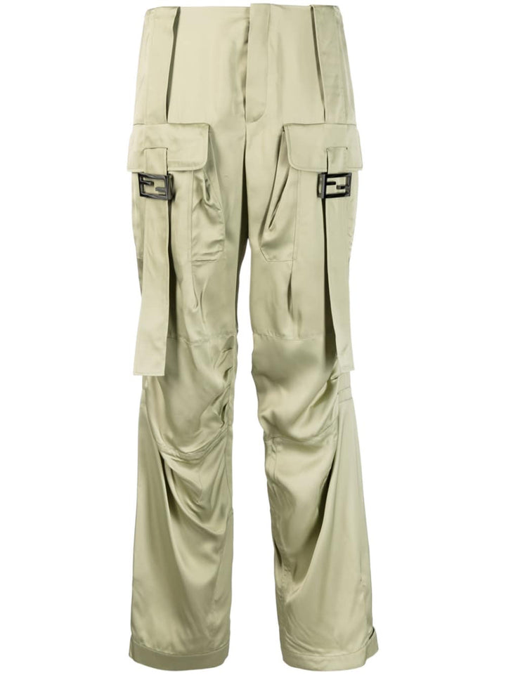 Fendi  Trousers - Verde | dc6b02ee29c3320b3c445afc655c0796d14e529a