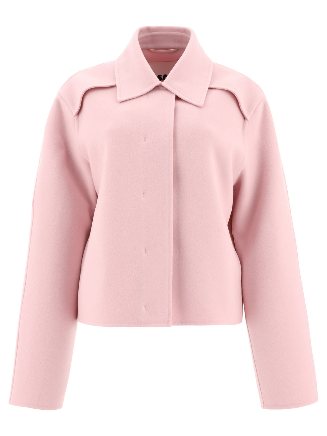 Jil Sander Viscose Overshirt Jacket Jackets and Coats - Rosa | 2a5498b511f17952840e450c98ffb362d76d8426