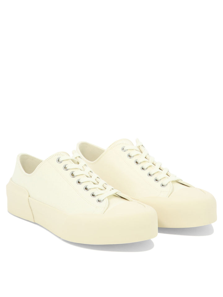 Jil Sander Canvas Sneakers Sneakers & Slip-On - Bianco | 306aa0283ef87ccad0eecbb0c7d80a1f66c2f6ba