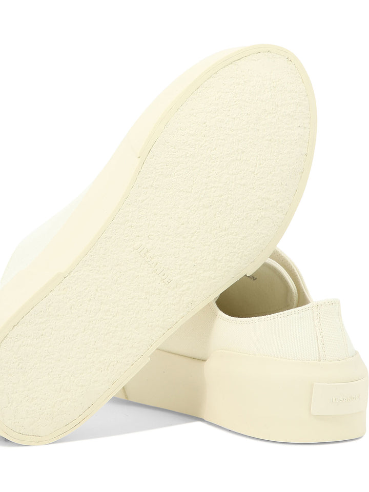 Jil Sander Canvas Sneakers Sneakers & Slip-On - Bianco | b7084d642bdbb862f97c32af4eeb5c9e2941ccfe