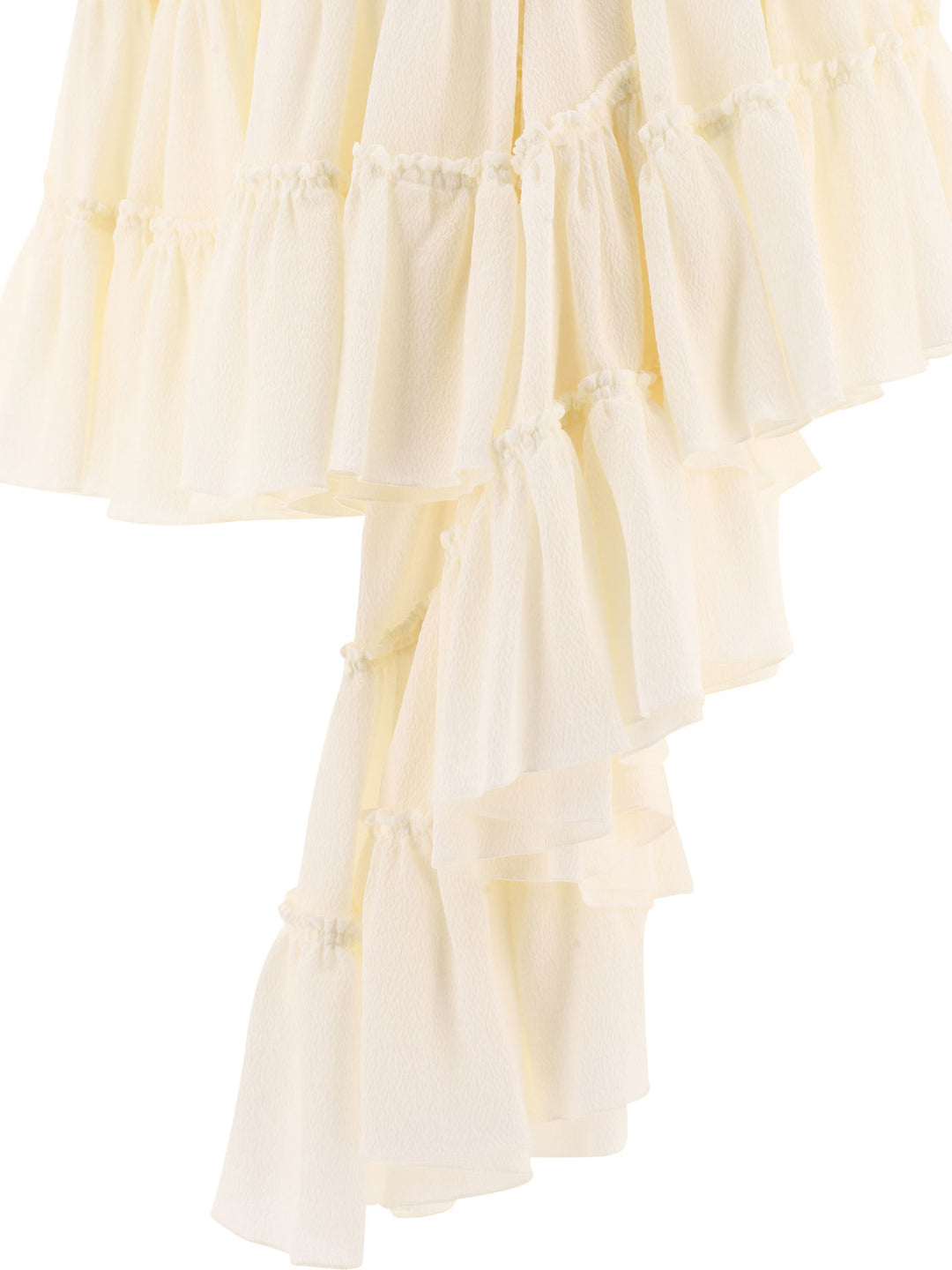 Loewe Ruffled Skirt Gonne - Bianco | 227cf41c0253b280d97069918067bff8feb37e3b