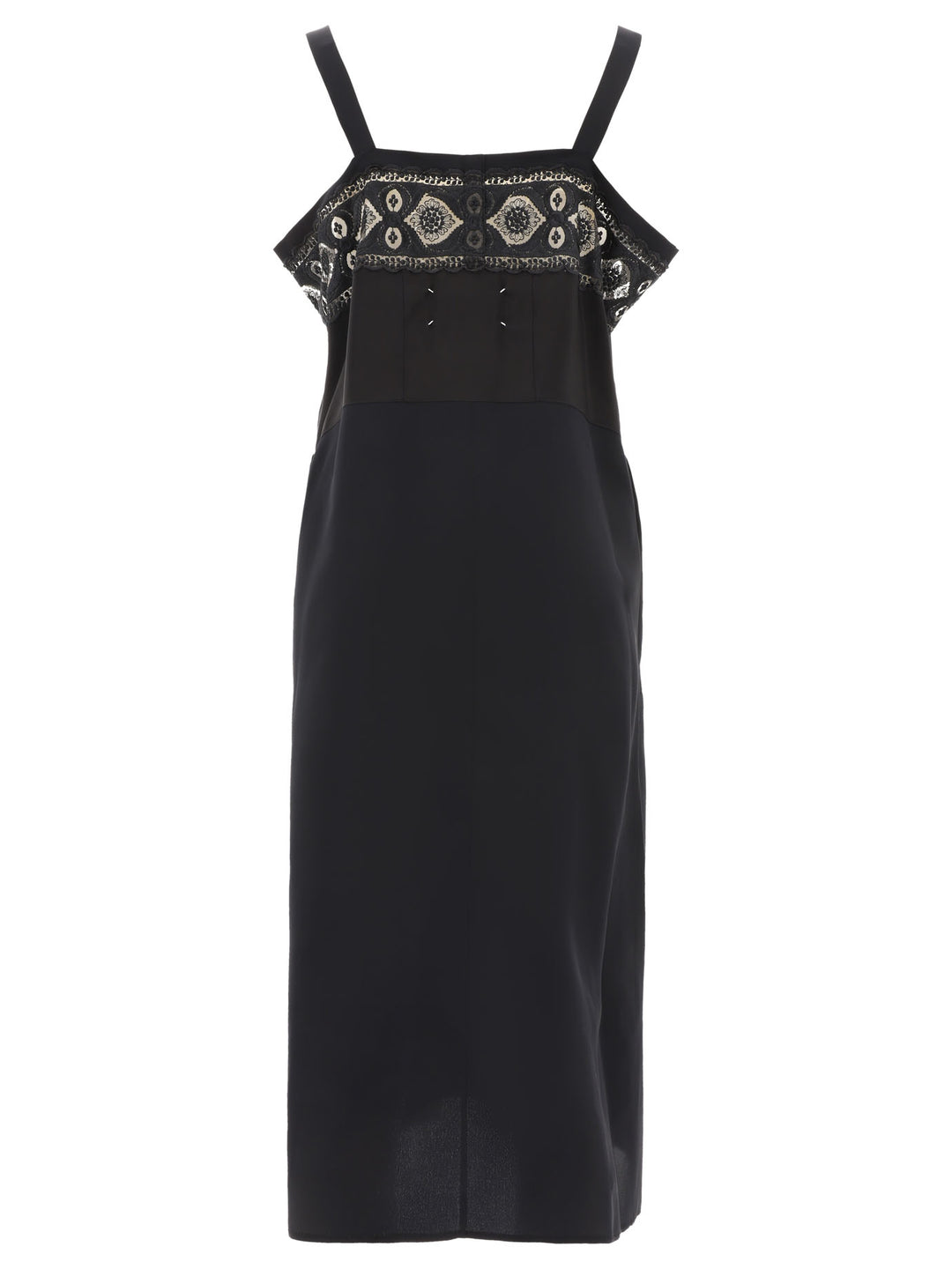 Maison Margiela Embroidered Dress Abiti - Nero | f1398f0e8eff6416302e3909dd36d7a718c999c0