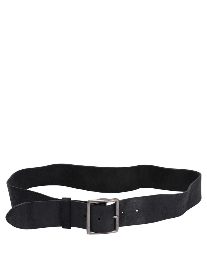 Rrl By Ralph Lauren Vintage Leather Belt Cinture - Nero | 05d95d4fb592e8c7512ccbc82a752b8cf03bc923