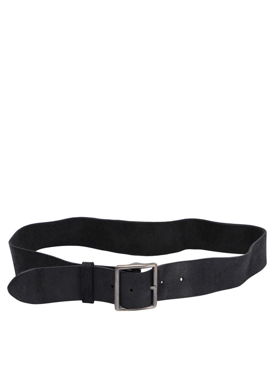 Vintage Leather Belt Cinture Nero