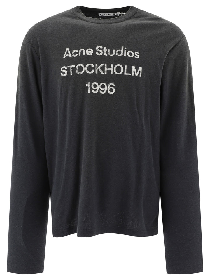 Acne Studios  T-shirts - Nero | 04130e13a2195207f56c174d6d004b52d57d3839