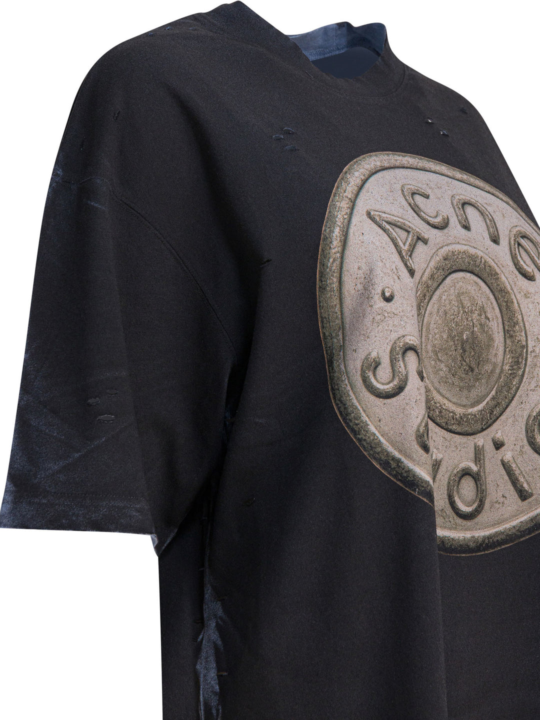 Acne Studios  T-shirts - Nero | d52214eab31721640db0481998cadf09447a2636