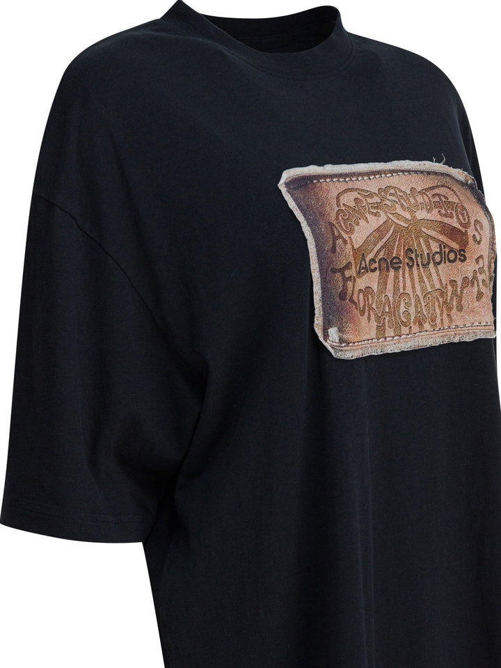 Acne Studios  T-shirts - Nero | 6f8b00f78579ce24e20a2691a979fc4a3cb36a09