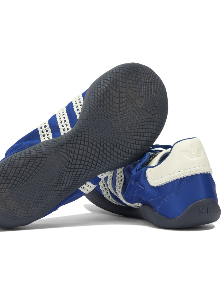 Adidas Originals Wales Bonner Karintha Lo Satin Sneakers & Slip-On - Blu | 332810154f1e363cf4d90c7a52fd72dab5214764