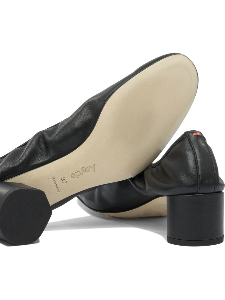 Aeyde Gemma 45 Mm Heeled shoes - Nero | 33dd7c3969600ed842d895480c0b32542d4759b7