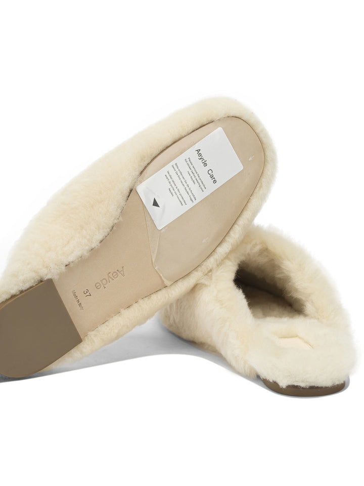 Aeyde Rega Loafers & Slippers - Bianco | 46b923166ceb3ff772da21c62408474499cb4619