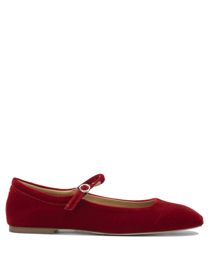 Aeyde Uma Ballerinas - Rosso | 243254508555d068a1d4c8f666f32f0ed3be94b8