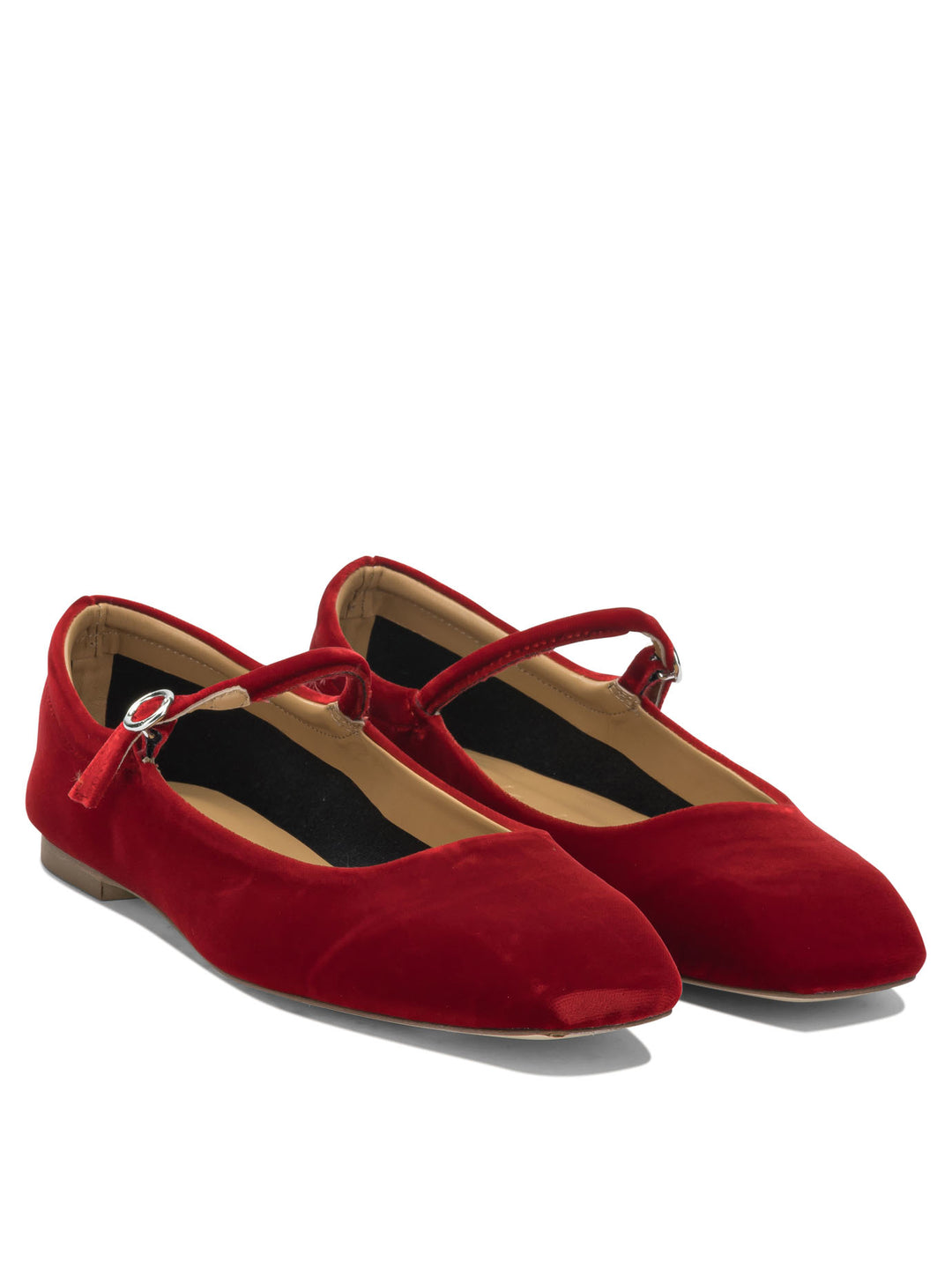 Aeyde Uma Ballerinas - Rosso | 8b4c7d68ddd571ec07f516baaf08ce5a0add7d2f