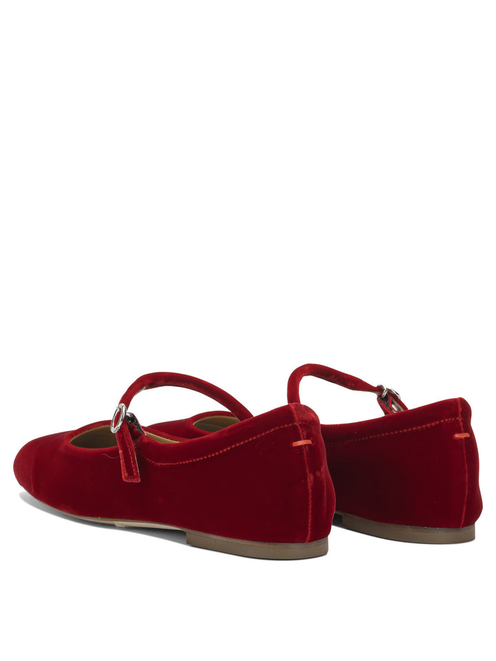 Aeyde Uma Ballerinas - Rosso | 3ffe5772d21b2d676a2652c713e4c4e2f7756f00