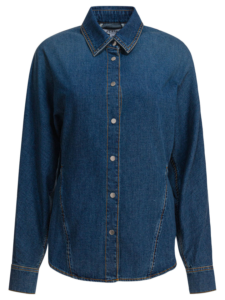 AlaïA Denim Shirt Shirts - Blu | ad0df989b7d54be3342431d107dc2c98bd09d6b4