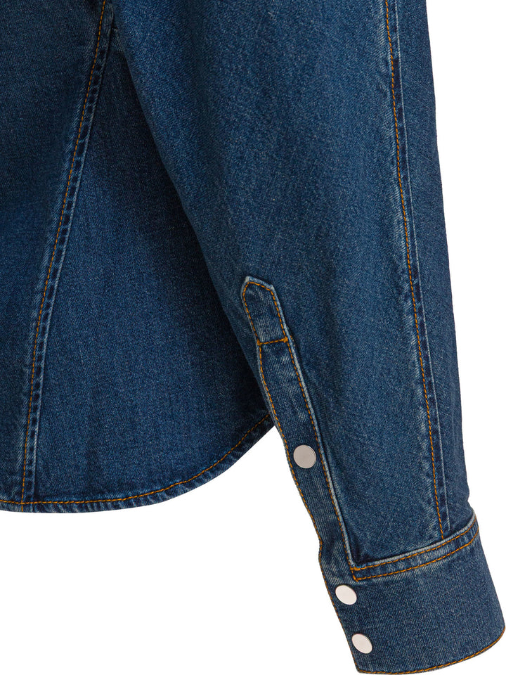 AlaïA Denim Shirt Shirts - Blu | a9ff38d925e64ff3678c7fa3e45e22a62c7de24b