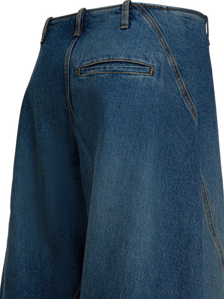 AlaïA Cargo Jeans - Blu | e7beefe91ce69483c1ffbea35a566a40d0064fd5