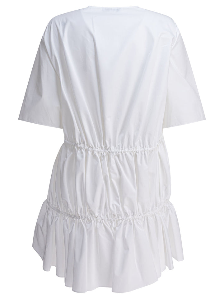 AlaïA Cotton Poplin Dress Abiti - Bianco | cab106ca06d3726c9ab537c503c4ae9160d8a9db