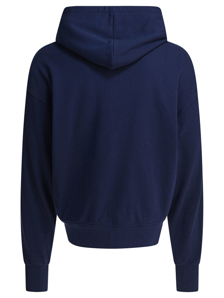 Alexander Mcqueen Hooded Sweatshirt Sweatshirts - Blu | f8808a7c357b4b50834cc9fef7851ca64f4b01ae