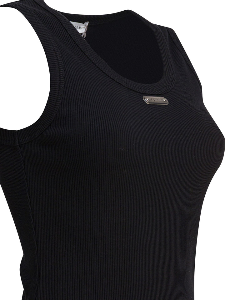 Alexander Mcqueen Cut & Sew Top Top - Nero | e1120dccc0eb1b0e987e7bd4608327405f53822d