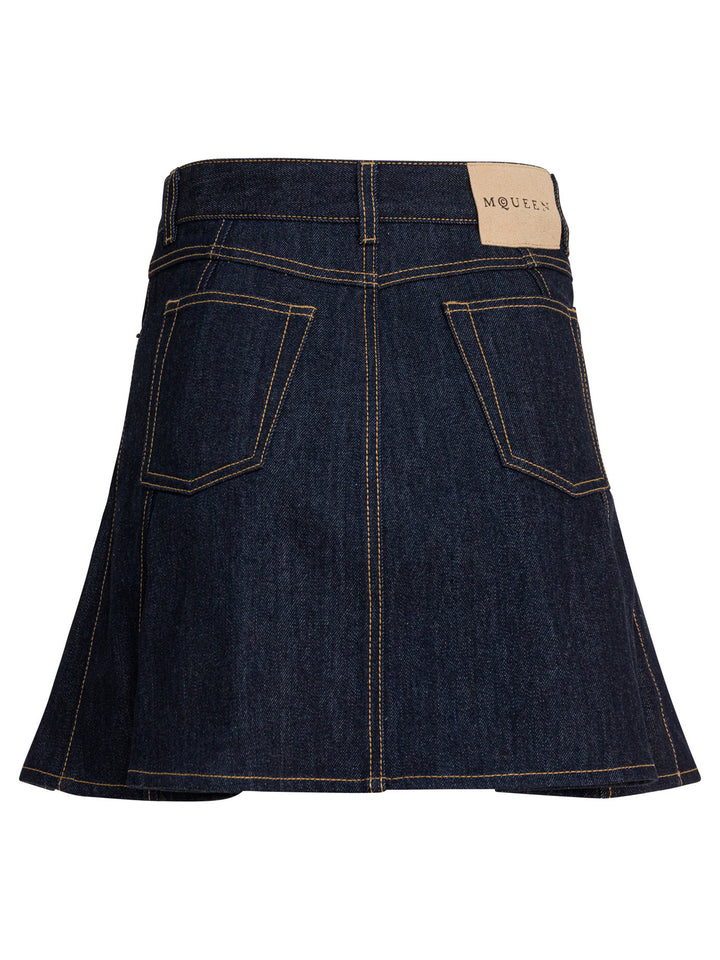 Alexander Mcqueen  Gonne - Blu | 0a71ab03b706242420fc82d3751630fab0d49a8d