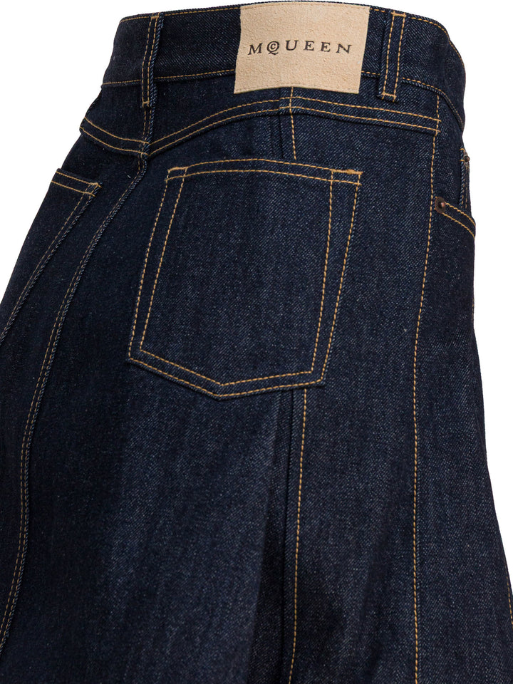 Alexander Mcqueen  Gonne - Blu | 235c7340e5b04b0ae98776be86415b3537b87409