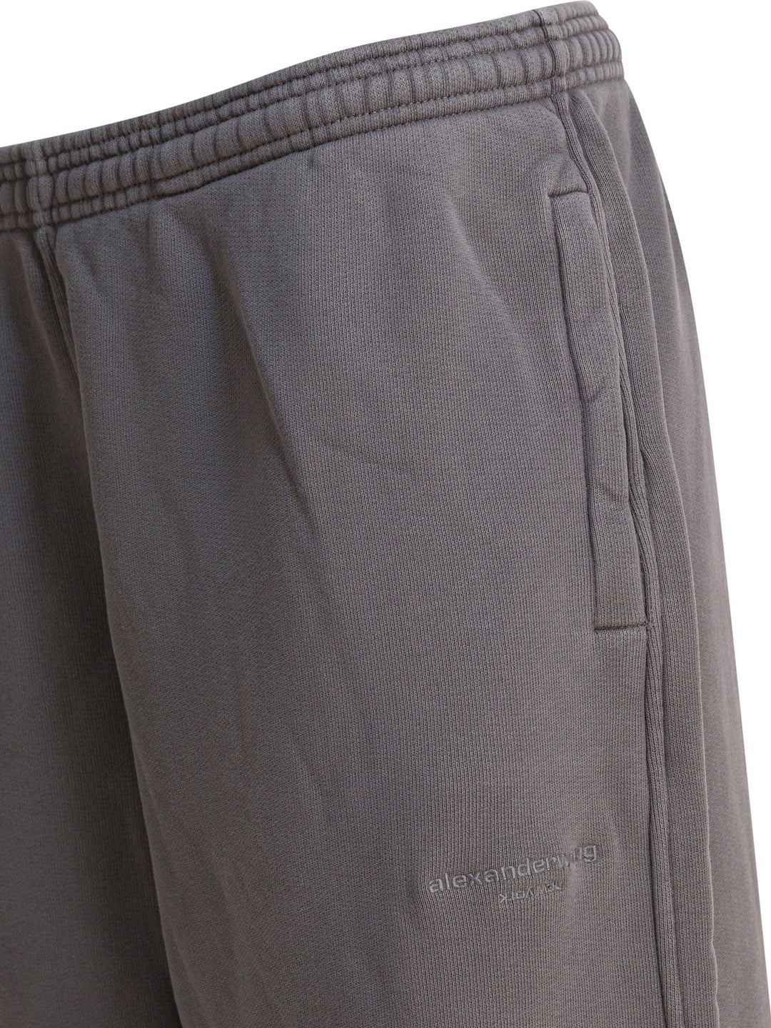 Alexander Wang Cotton Sport Pants Trousers - Grey | 1e1ff75e5909c106d2b5defff2a00409d772eafc