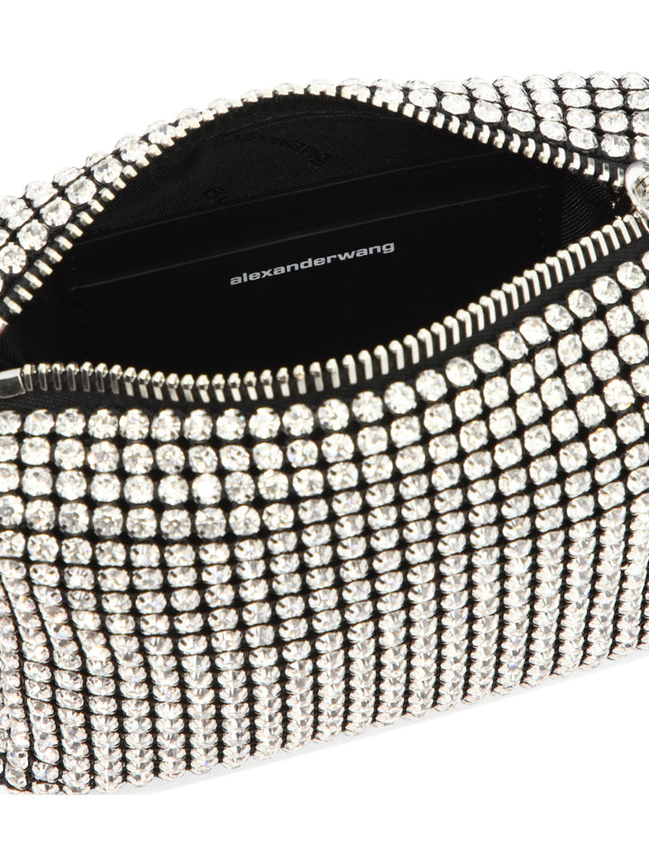 Alexander Wang Heiress Medium Pouch Borse a Spalla e Tracolla - Silver | 721c522f5bc0432d91756a62c411f718f91d3c87