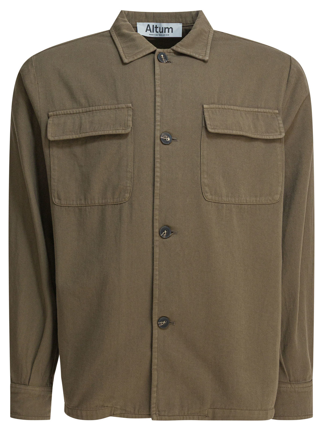 Altum Cotton Overshirt Jacket Jackets and Coats - Verde | 281d2b30d6fe6f5e4488d6b3256f9c0b059a0435