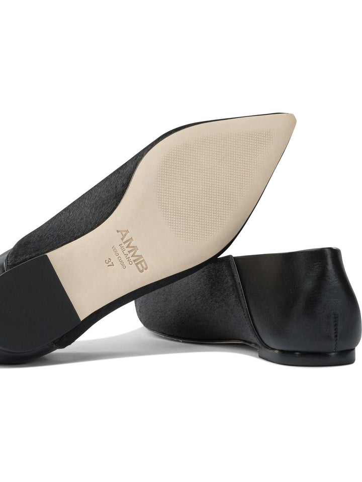 Ammb Milano Cavallino Ballerinas - Nero | d9e53e86d277b3a86b0a6dfaf7a83a36bb680e79