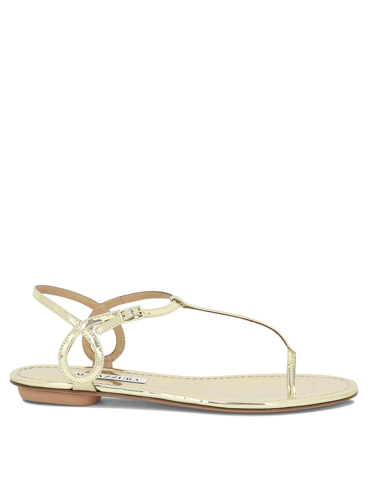 Aquazzura Almost Bare Sandali - Oro | f8576785a972f28a1f71c933d3d61831fe3fccd3