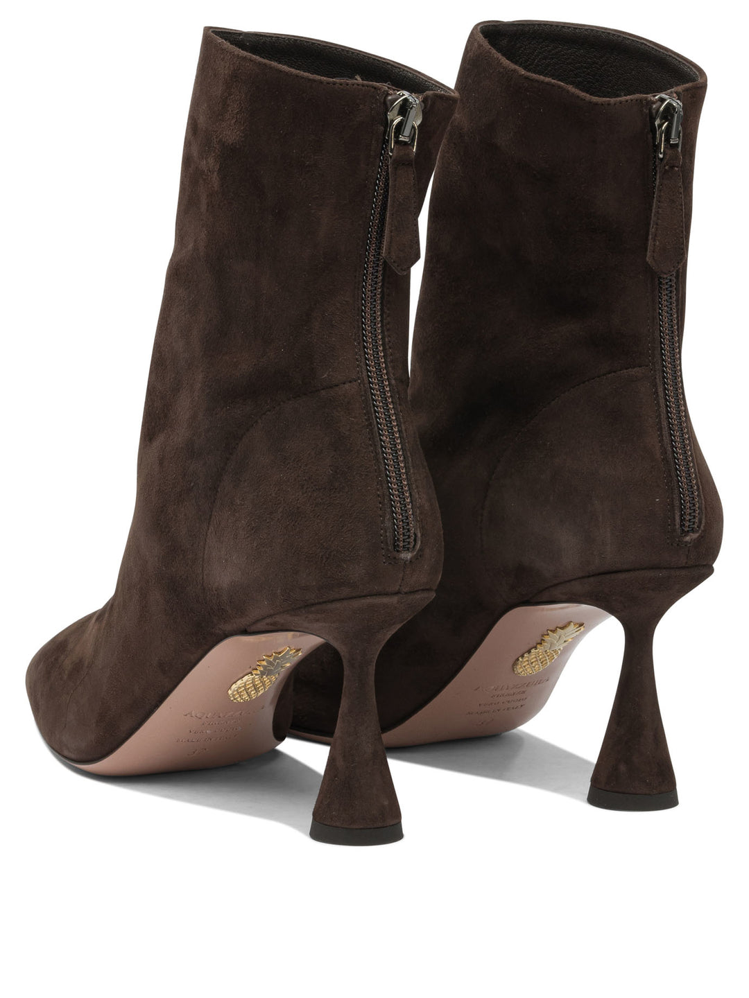 Aquazzura Amore 75mm Boots and Ankle Boots - Marrone | e824036d7b0a5da79ff47c5296073bb6cbb2887d
