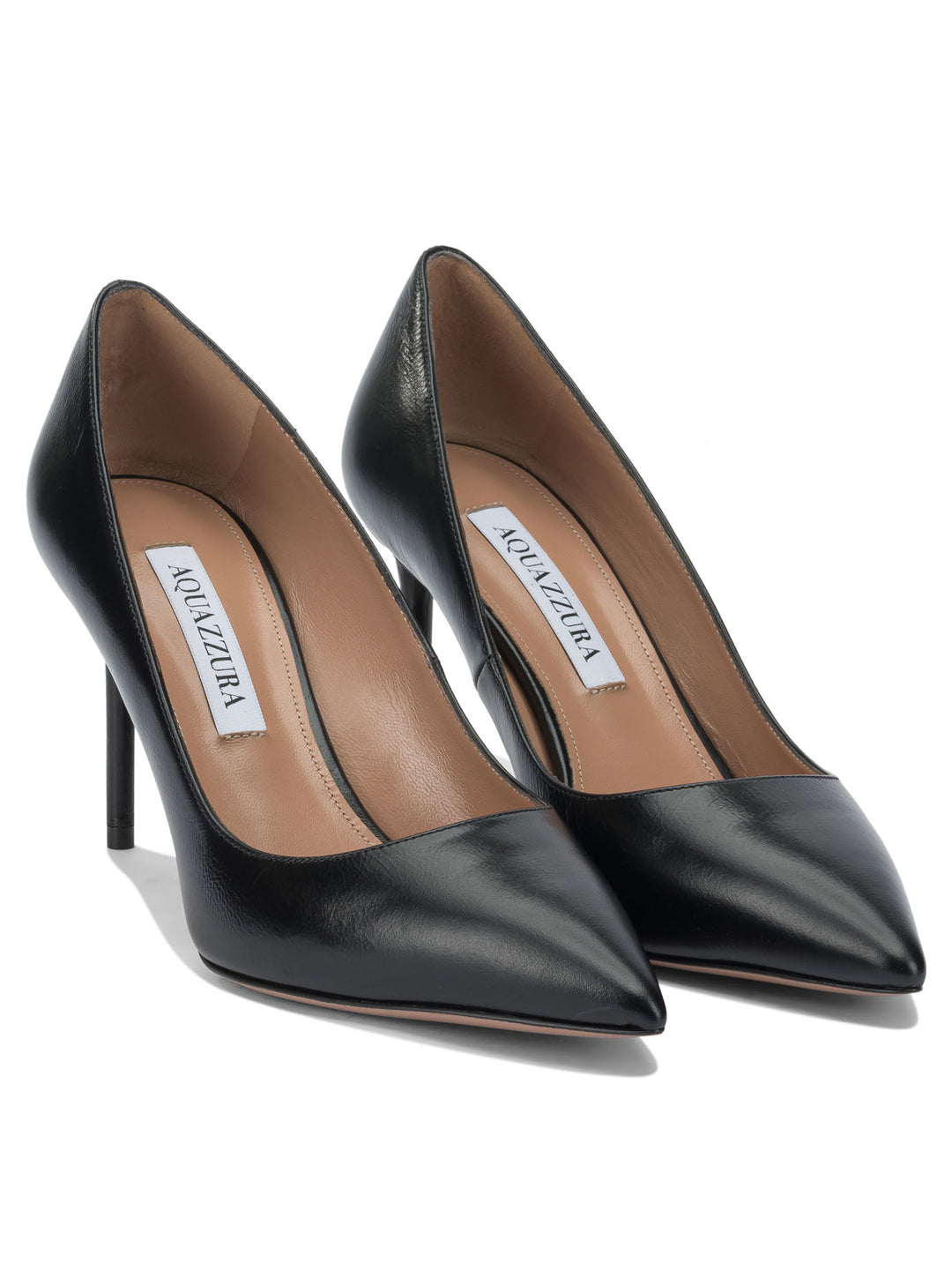 Aquazzura 85mm Patent Leather Pumps Heeled shoes - Nero | 85b61fa9f6a68b49375dc4be6dfd7bbe6090e1ac