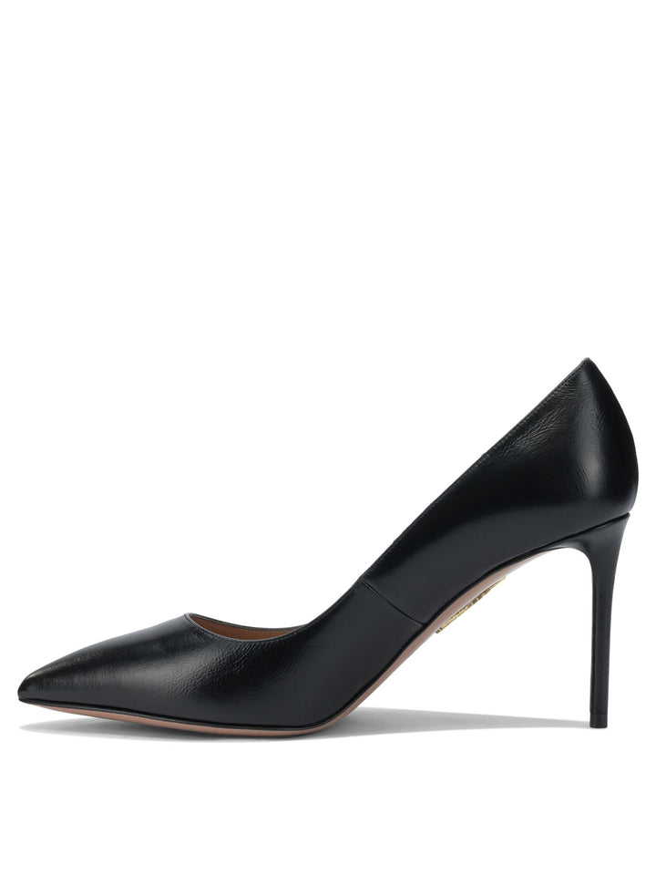 Aquazzura 85mm Patent Leather Pumps Heeled shoes - Nero | 816757cbd731038ed40c6990031875631a4eff3d