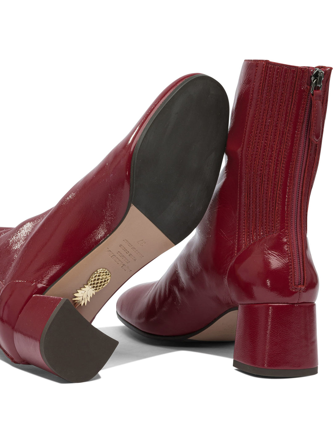 Aquazzura Saint Honore 50mm Boots and Ankle Boots - Rosso | 2799f3da9555d86152734404b9e5f7de5e1f4493