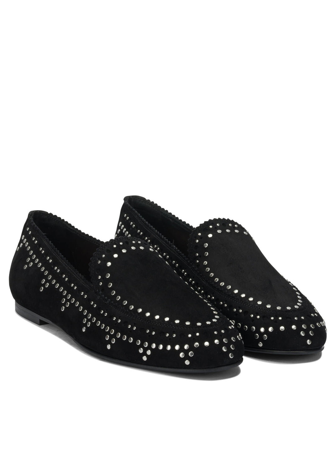 Aquazzura Skye Loafers & Slippers - Nero | e4f5b6215bfae7f103b1fb826af4b9ef9f451ce2