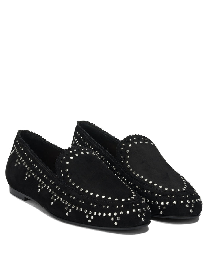 Aquazzura Skye Loafers & Slippers - Nero | e4f5b6215bfae7f103b1fb826af4b9ef9f451ce2