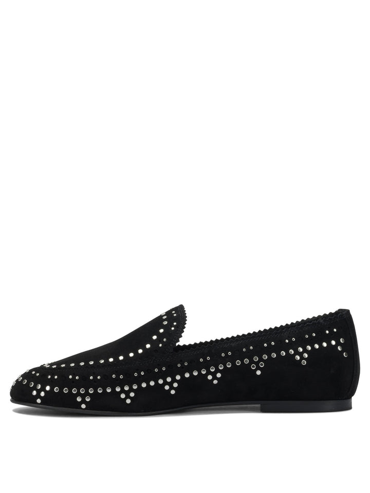 Aquazzura Skye Loafers & Slippers - Nero | 0008a9d11db2aa44530fd45a2052c8cd6346c3ce