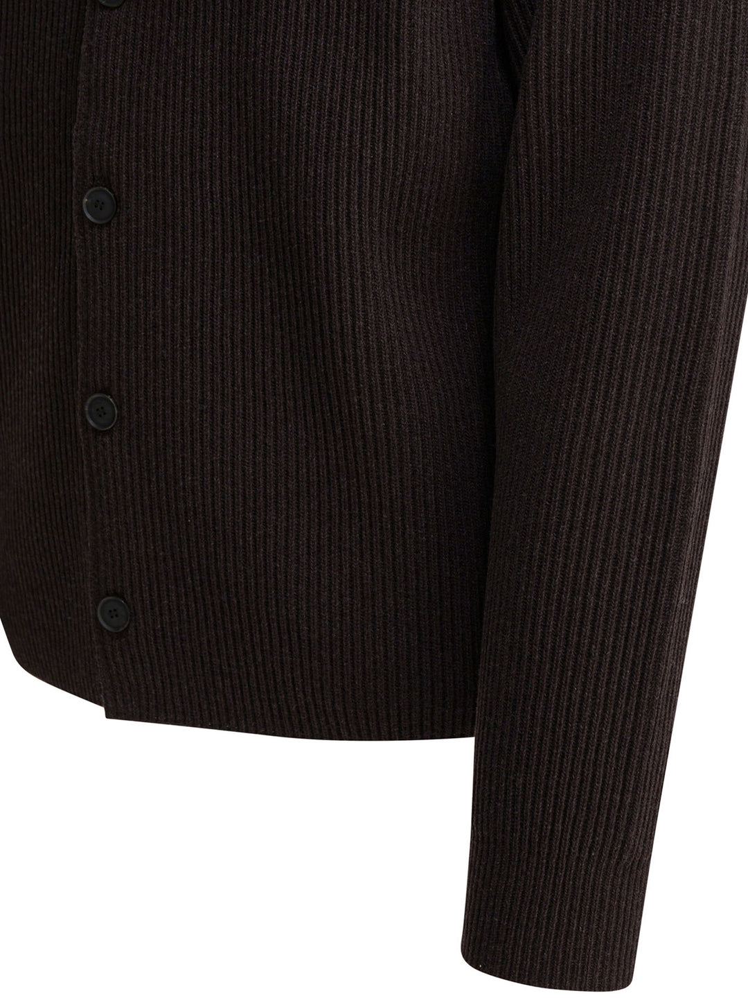 Auralee Super Fine Wool Cardigan Knitwear - Marrone | 64bc470fc11b216f83799f3ae0cf58b8b08df262