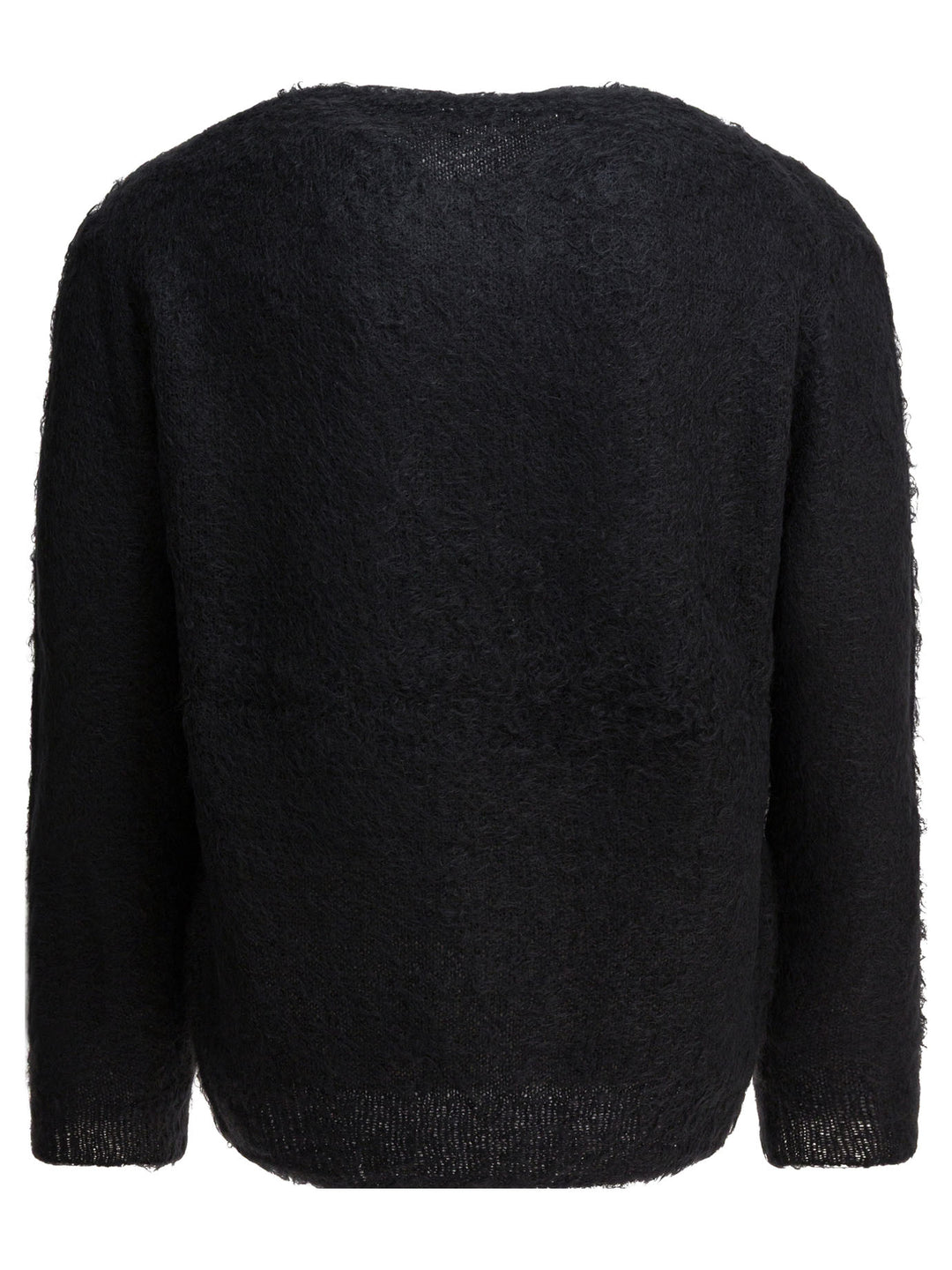 Auralee Mohair Crew-Neck Sweater Knitwear - Nero | c2127c01e915bdeaa458213c962db51f415ed258