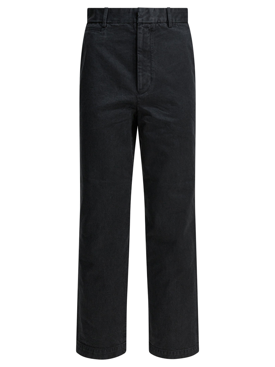 Auralee Straight-Leg Chino Pants Trousers - Nero | 43f11e578f0de704ab9ce46c8ecdd2ce7c382c7c