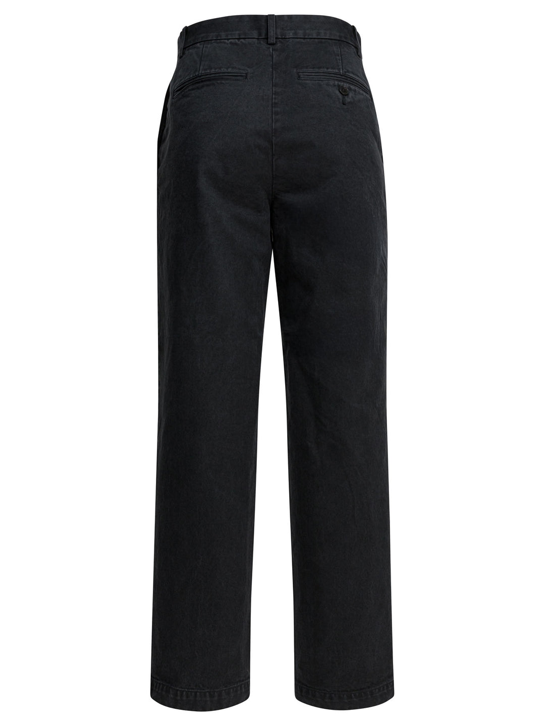 Auralee Straight-Leg Chino Pants Trousers - Nero | 74165ad72d302773cf4c14a55d66d6ab9ac1502f