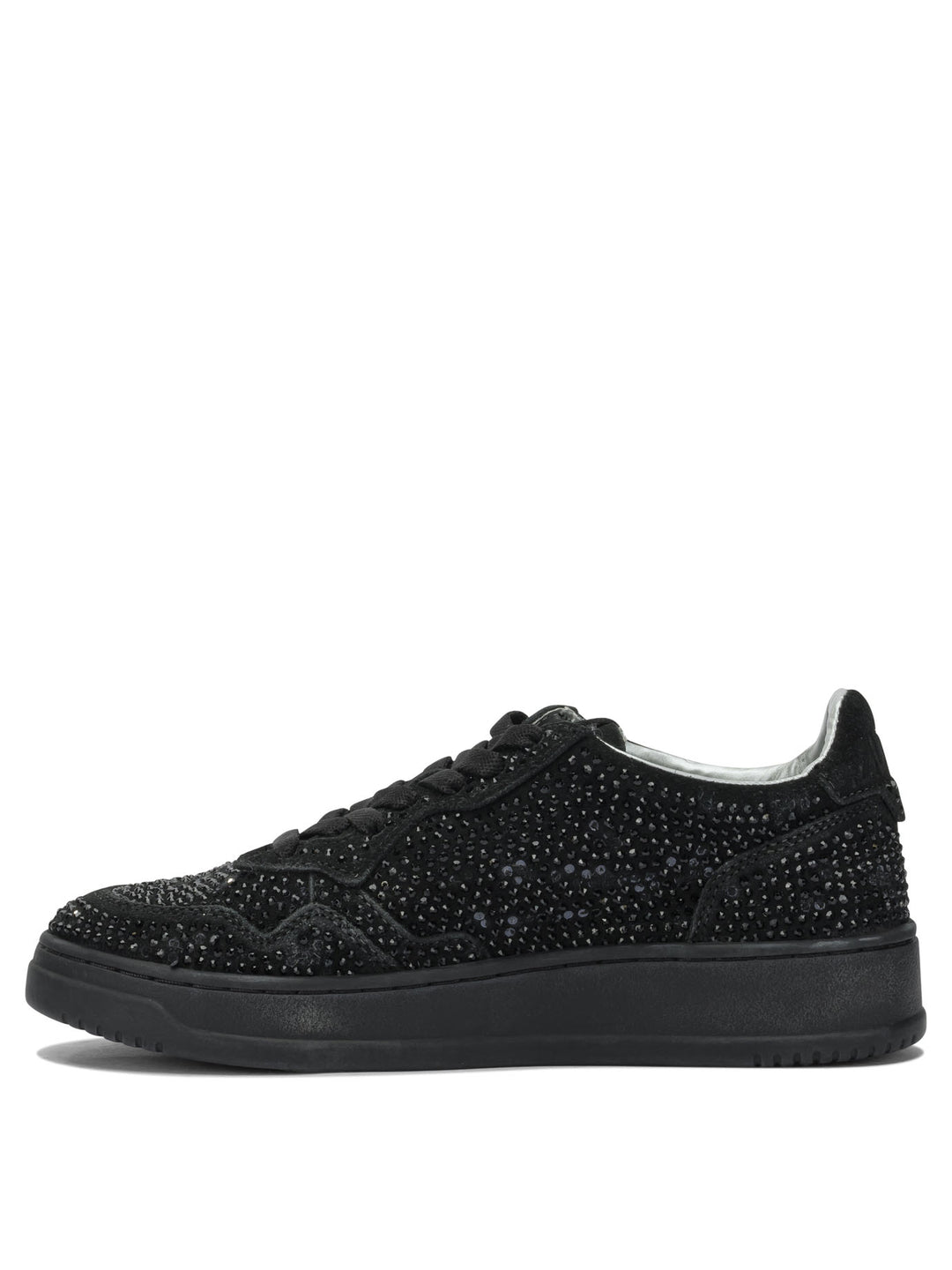 Autry Medalist Low Crystal Sneakers & Slip-On - Nero | 7e14760325ebd03a259dcdcb3289ef6a404c978e