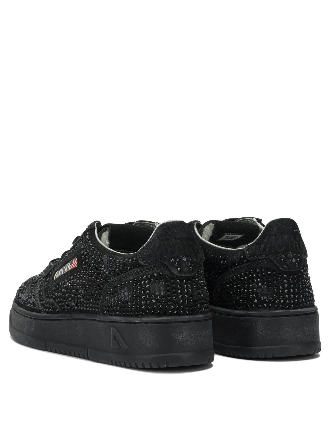 Autry Medalist Low Crystal Sneakers & Slip-On - Nero | cacd9dd2dbf38ab6b1acef4d2f38a9f327678449