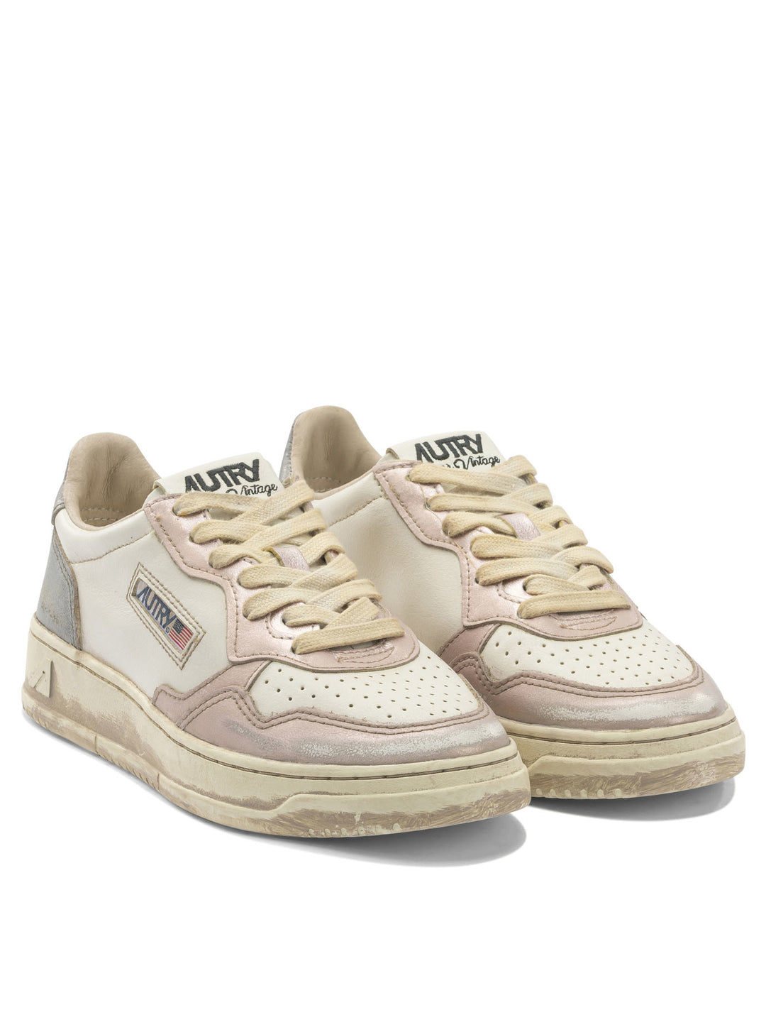 Autry Medalist Low Super Vintage Sneakers & Slip-On - Bianco | f7ec1ac9460e2497bd3fb453718c30917d0d61bc