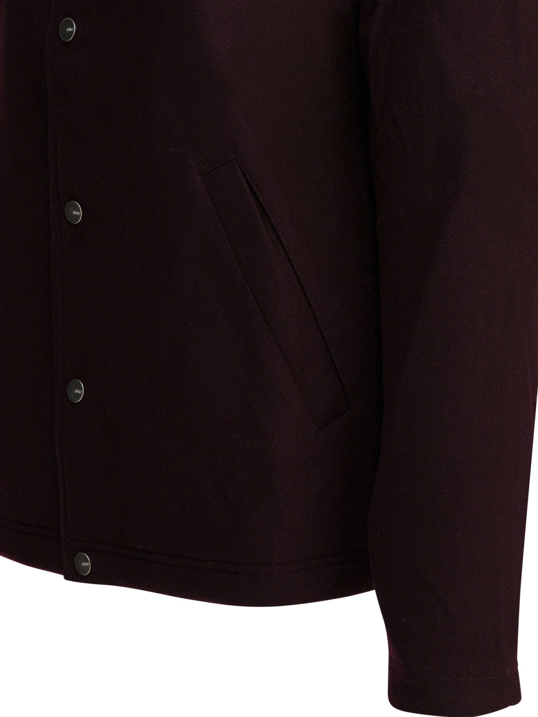 Autry Wool Blend Overshirt Jacket Jackets and Coats - Bordeaux | 190e9a09d009acb64a354c1c7be803be12f44299