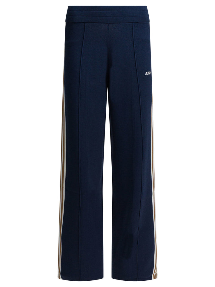 Autry Sports Pants With Logo Trousers - Blu | fffb1dd57ddd6bab663f082dbd9ac6e37263c9c1
