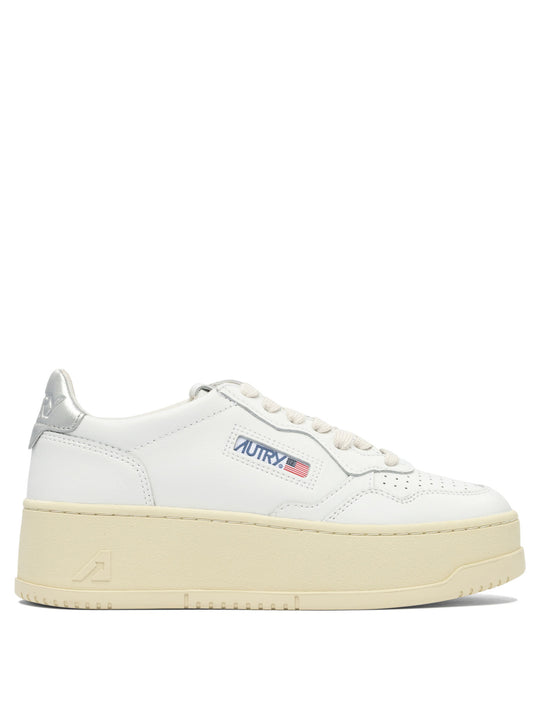 Medalist Platform Sneakers & Slip-On Bianco